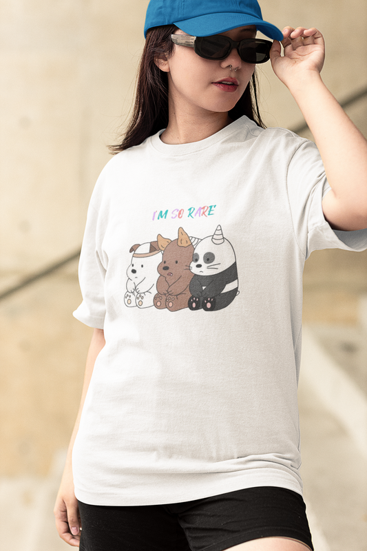 Panda Oversized Terry Female T-shirt