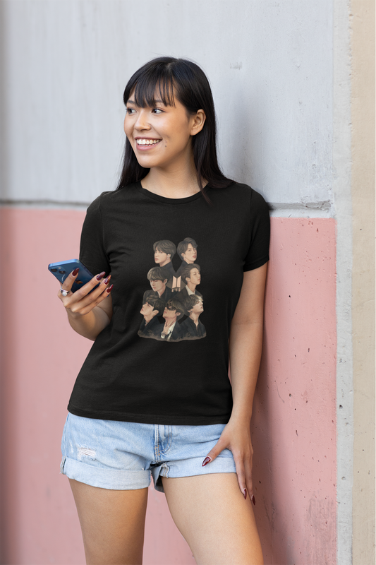 BTS Team Women Classic Crew Neck T-shirt